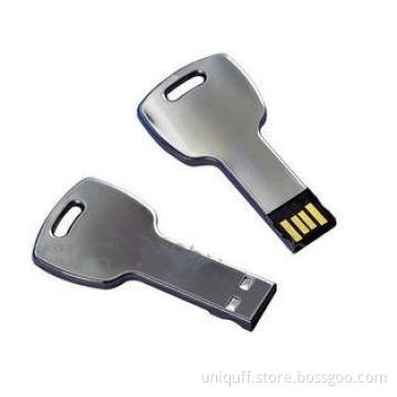Mini Metal silver Waterproof Key USB Flash Drive USB 2.0 4G